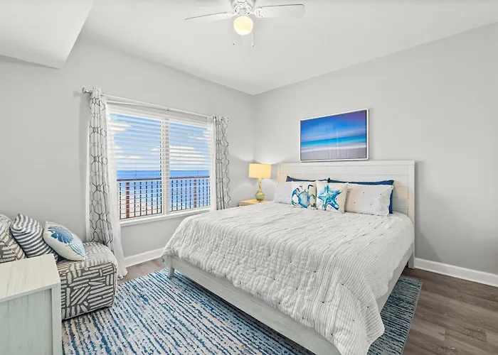 Modern Beachfront Condo On The Beach Sleeps 6! By Dolce Vita Getaways Pcb